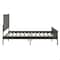Flash Furniture Fiona Dark Gray Queen Size Solid Wood Platform Bed Frame w/Headboard, Footboard, and Slatted Bottom MG-0900-29-QB-DKGRY-GG - alternate 5